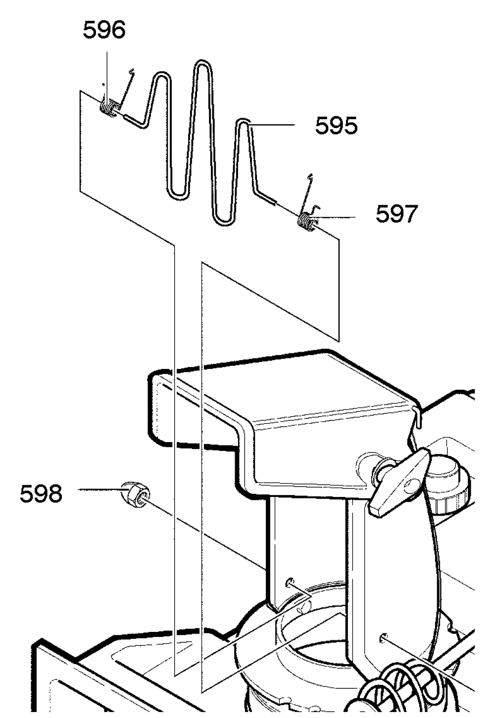 Chute Guard Diagram and Parts List for 622591X85NA 2004 Briggs and Stratton Snow Blower